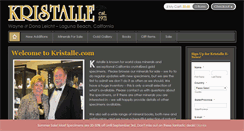 Desktop Screenshot of kristalle.com