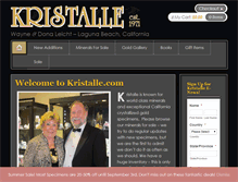 Tablet Screenshot of kristalle.com