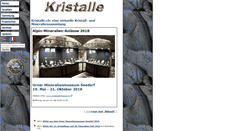 Desktop Screenshot of kristalle.ch